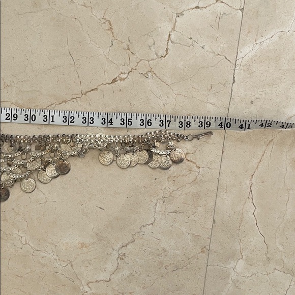 SILVER COIN BELT/NECKLACE - Picture 7 of 7